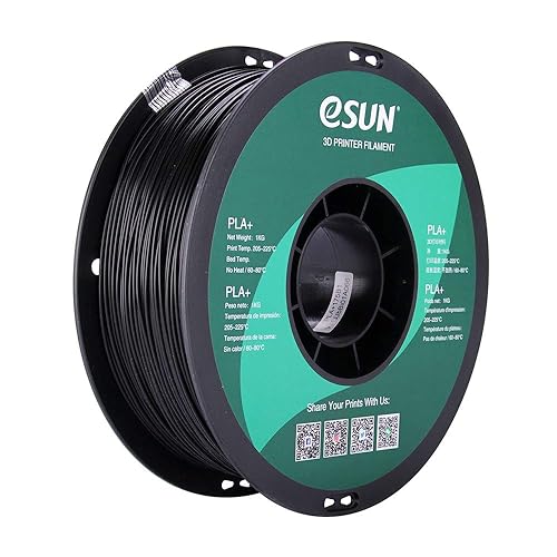 eSUN PLA PRO PLA - Filamento de impresora 3D precisiĂłn dimensional - 0001pulgadas carrete de 22libras de pulgadas color negro eSUN PLA PRO PLA - Filamento de impresora 3D precisiĂłn dimensional - 0001pulgadas carrete de 22libras de pulgadas color negro