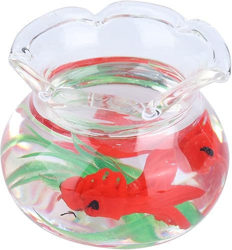 Miniatura 6 de Pescado de casa de muñecas, resina de peces de paisaje en miniatura para casa de muñecas 1:6