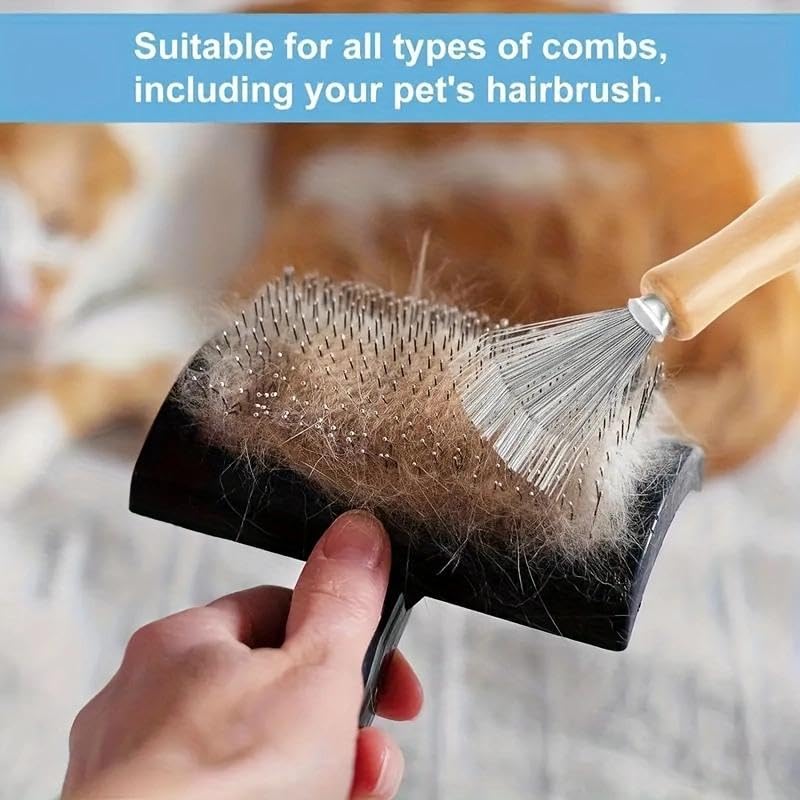 1 pinza de limpieza de peine, cepillo de limpieza con cojín de aire, herramienta para limpiar el cabello, herramienta de limpieza de cepillo — view 6
