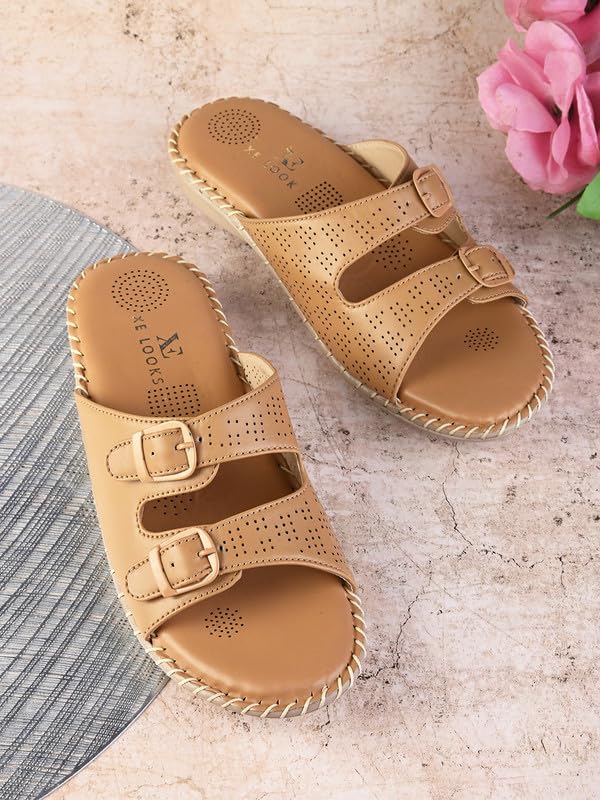Image of XE Looks Doctor Ortho, Comfortable & Trendy Slippers For Women & Girls | Lightweight, Soft Cushion Footbed for Walking, Working,Good for Knee & Foot Pain