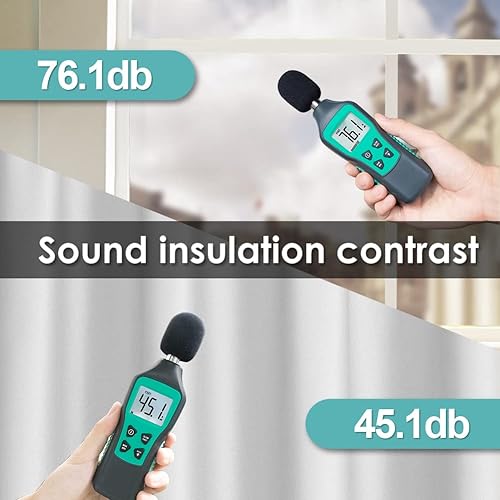 Miniatura 3 de Cortinas blancas de oscurecimiento de habitación de 90 pulgadas de largo, con bolsillo para cortinero, aislamiento térmico y protección de