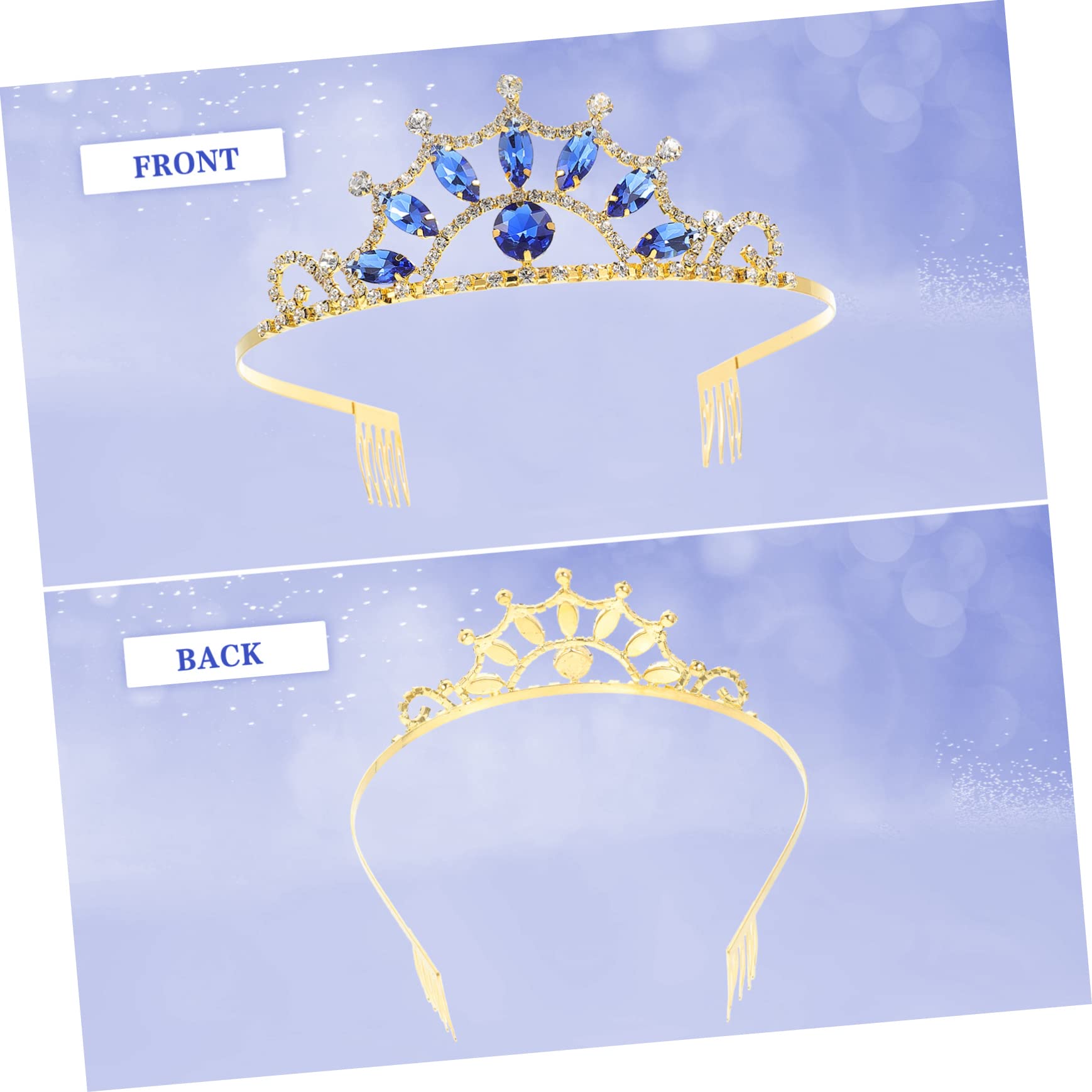 GALPADA 5piezas De Para Diadema Elegante De Rhinestone Para Bodas y Cumpleaños Accesorio De Fiesta Diseño Sofisticado y Para