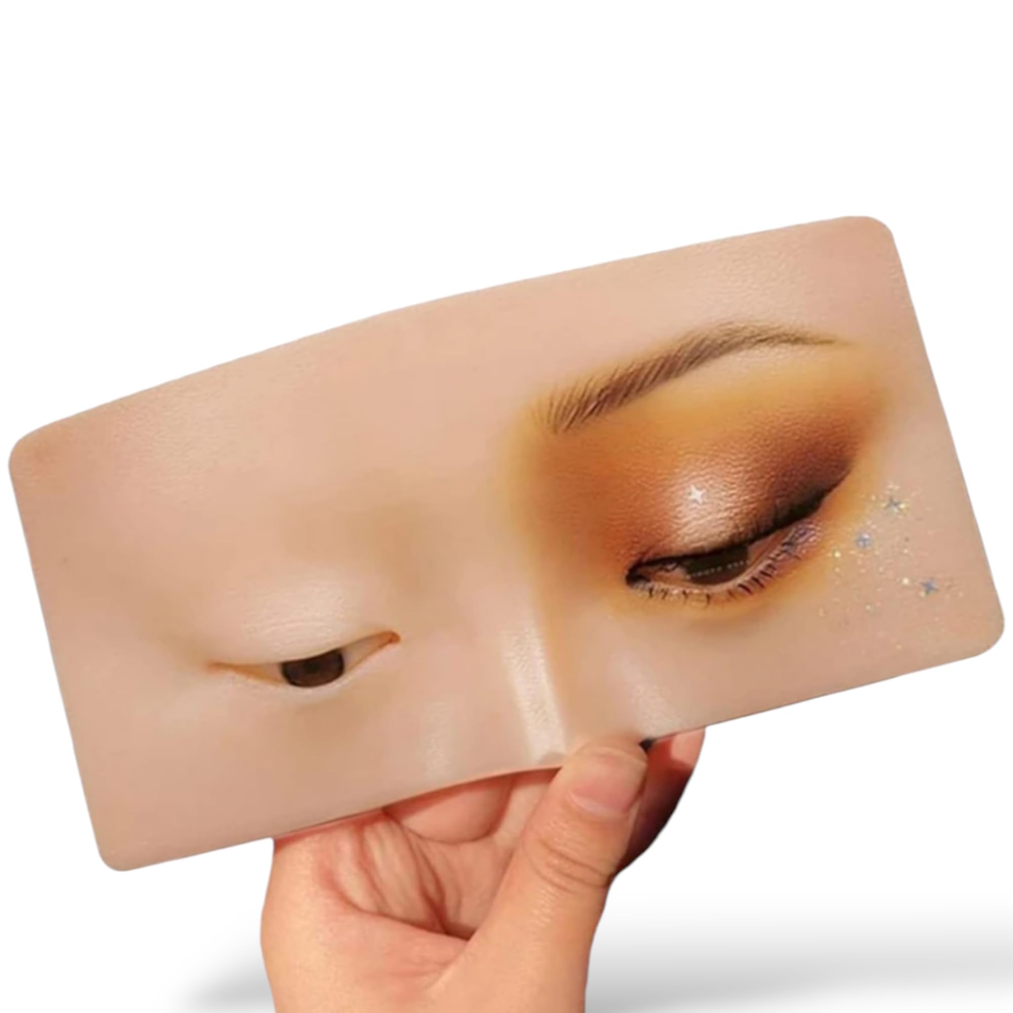 LAVENUST Eyelash Practice Pad - Cosmetology Eye Pad for Makeup Training
