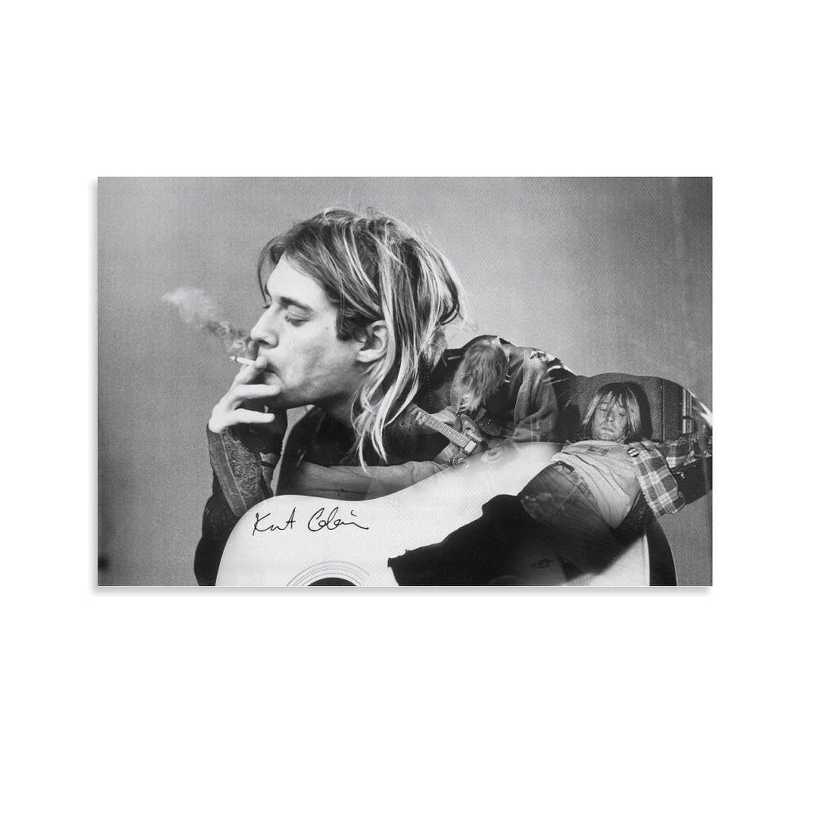 Amazon.co.jp: ニルヴァーナカートコバーン写真ポスター 絵画