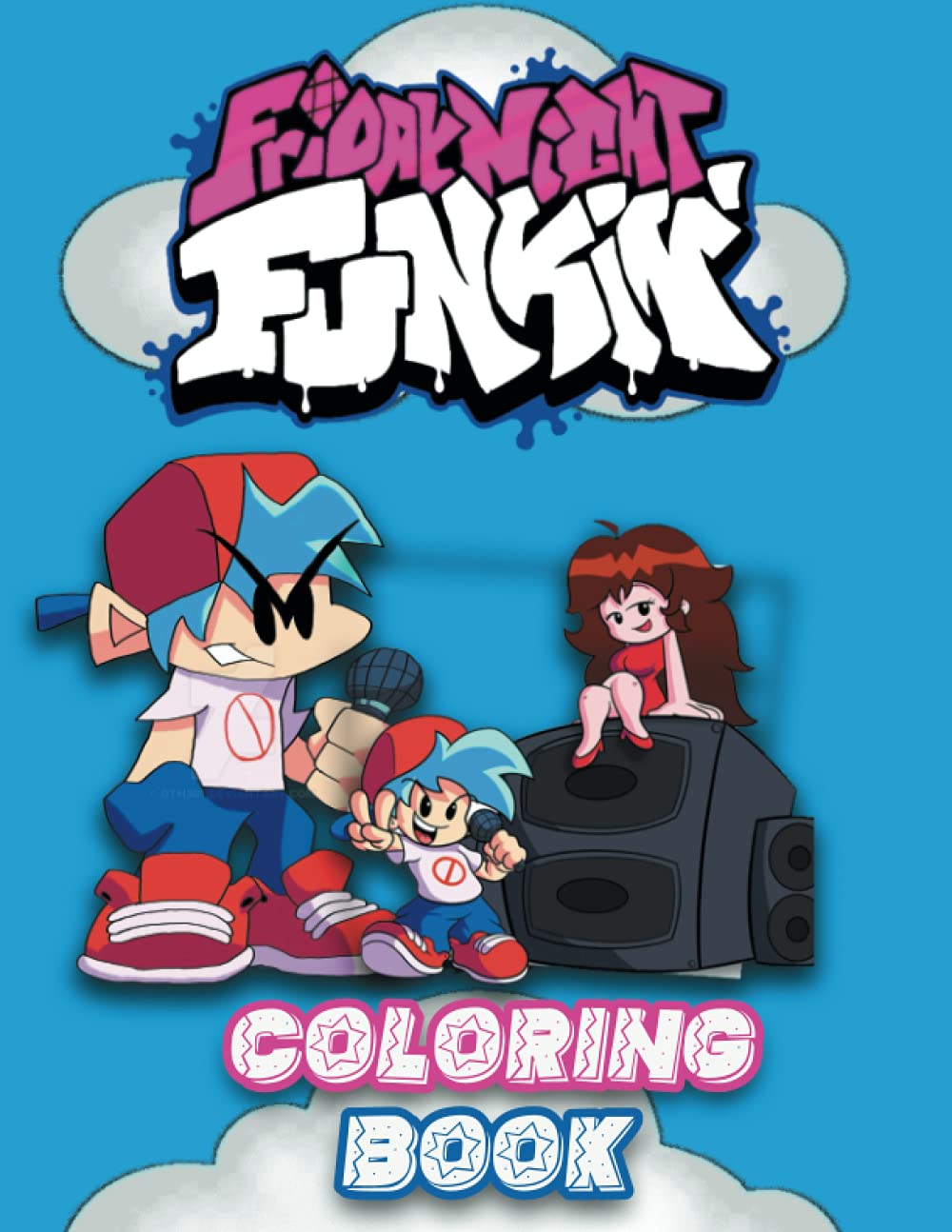 Buy Friday Night Funkin Coloring Book: Over 30 Pages of High Quality