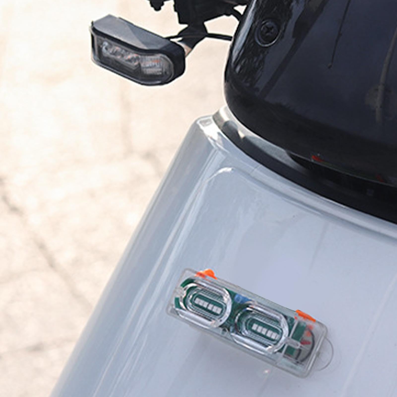 Lampe solaire pour moto, feu arrière rechargeable par USB | Lumière de nuit avec capteur de vibration intelligent pour les voyages, les trajets