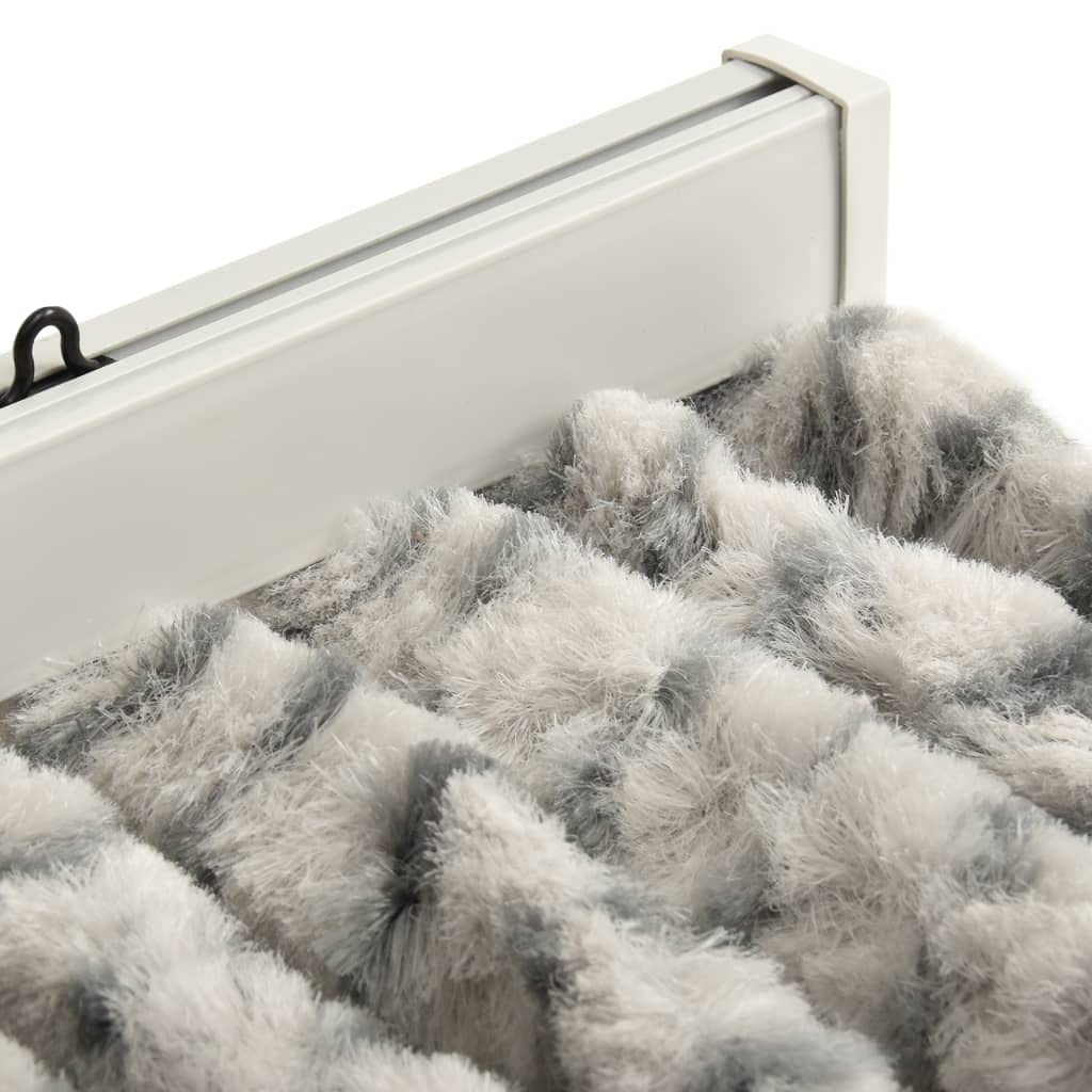 Zanzariera VidaXL 56x185 Cm In Ciniglia - Grigio Chiaro/Scuro, Per Porte