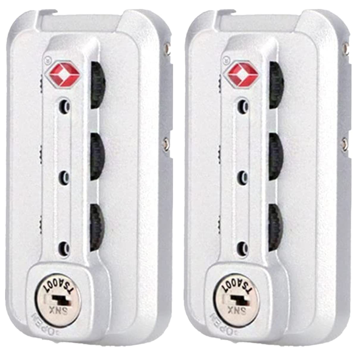 Aluminum Magnesium Lock Replacement Luggage Lock for Suitcase Pull Rod Box Trunk Suitcase Box DIY K001# (2)