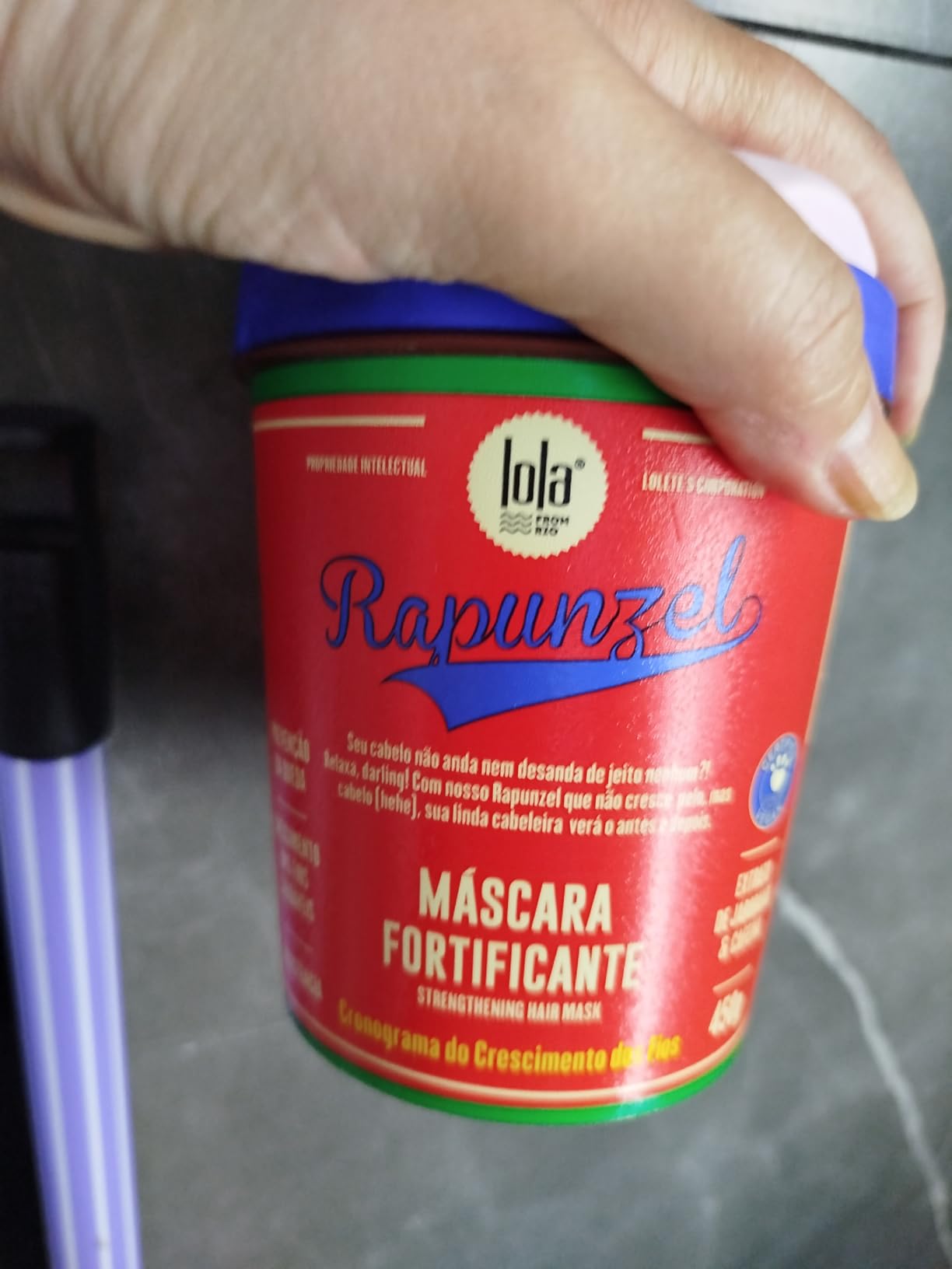 Lola From Rio - Rapunzel Mask - Strengthening Hair Mask, Restores Shine, For All Hair Types, 15.87 Fl Oz