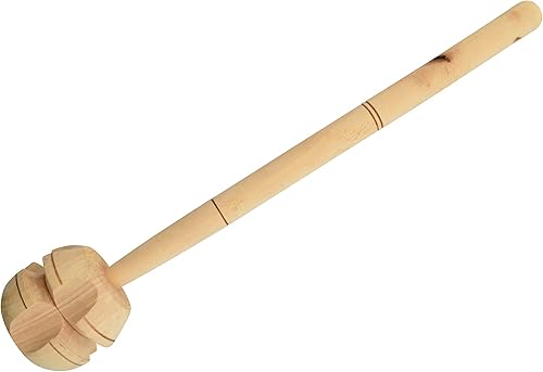 Molinillo de Madera - Espumador de madera hecho a mano, batidos, chocolate, importado de Colombia