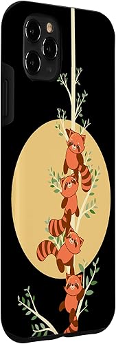 Miniatura 3 de Carcasa para iPhone 11 Pro Max, diseño de panda, color rojo