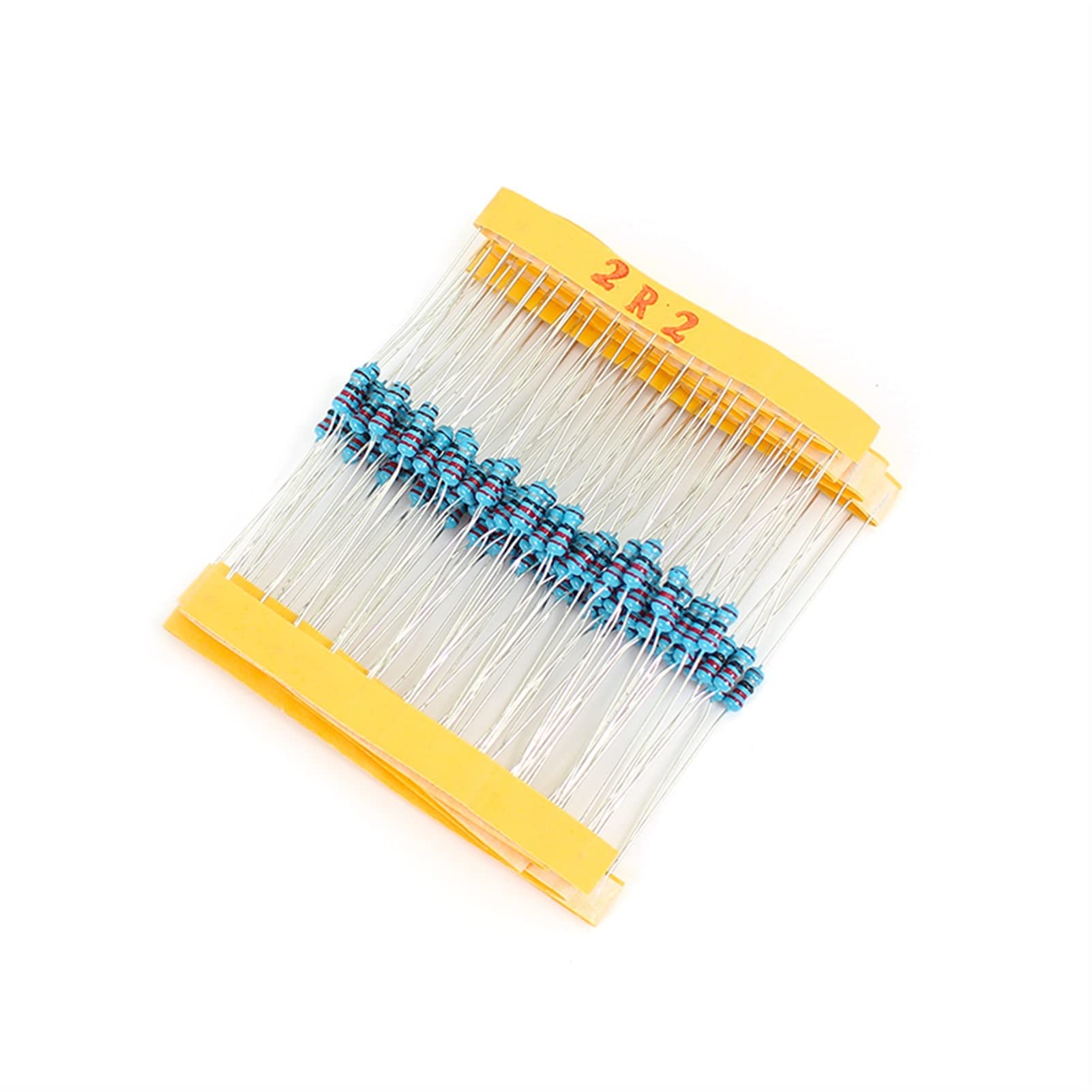 600 pz/Lotto 1/4 W 0.25 W Resistore Pacchetto Assortiti Scatola Fai da Te Resistori A Film Metallico Kit 30 Valori X20 pz Resistenza