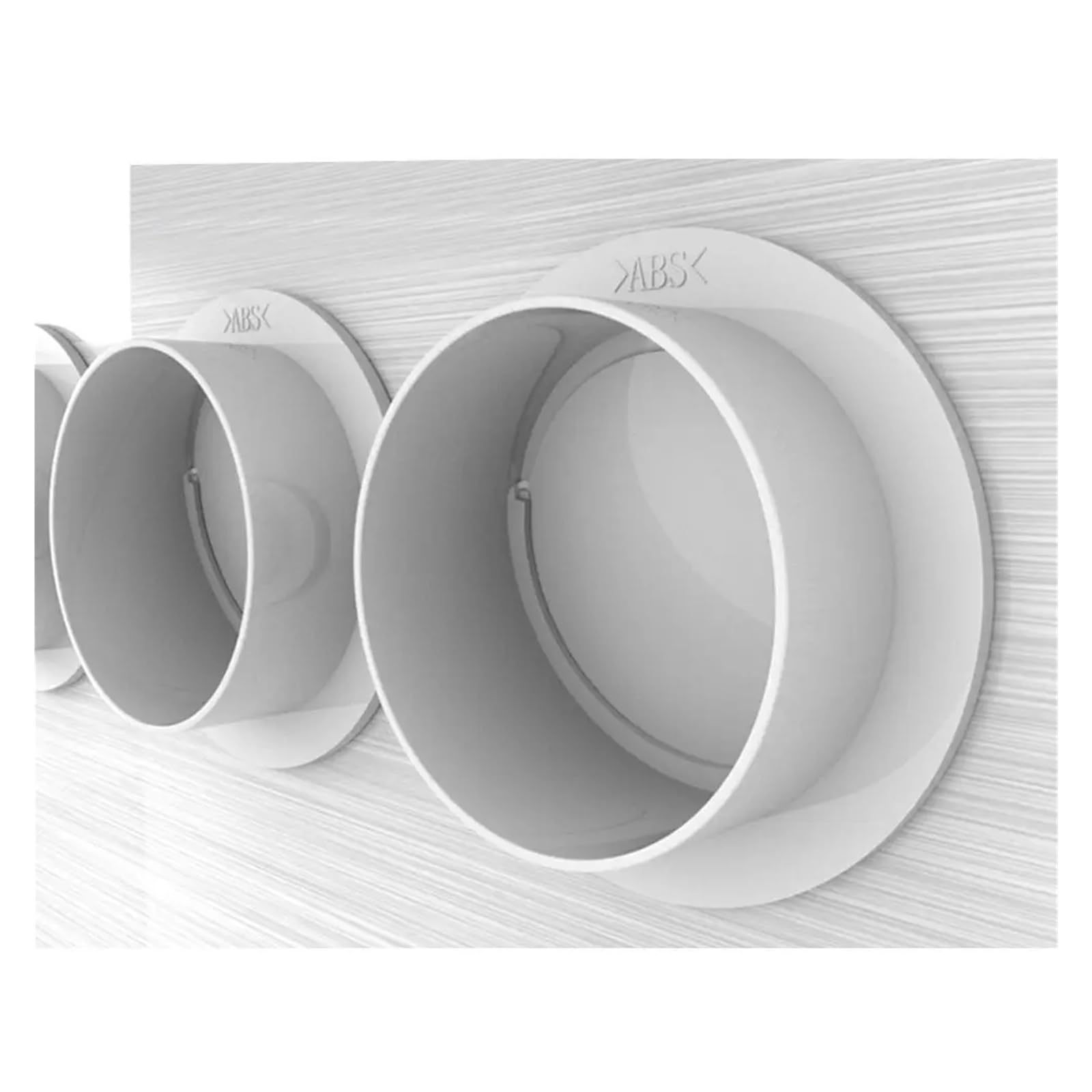 1 PCS Dunstabzugshaube Überprüfen Ventil Rauch Dämpfer Rohr Draft Blocker Belüftung Überprüfen Ventil Rohr Überprüfen Ventil Luftkanal Überprüfen(125mm)