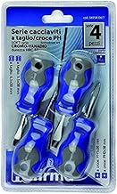 Hufirma 3895404 - Destornillador de corte plano, color azul