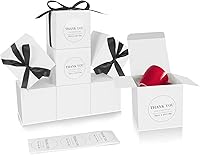 Vista 41 de COTOPHER 60 cajas de regalo pequeñas, cajas de regalo de 2 x 2 x 2 pulgadas, cajas de regalo de papel con cintas, caja de dulces para regalos
