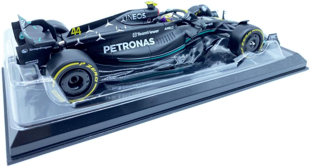 HTLNUZD 2023 New 1/24 F1Mercedes AMGW14#44 for Lewis Hamilton 1:24 Formula One F1W14#44 Alloy Racing Die Cast Car Static Adult Collection Model