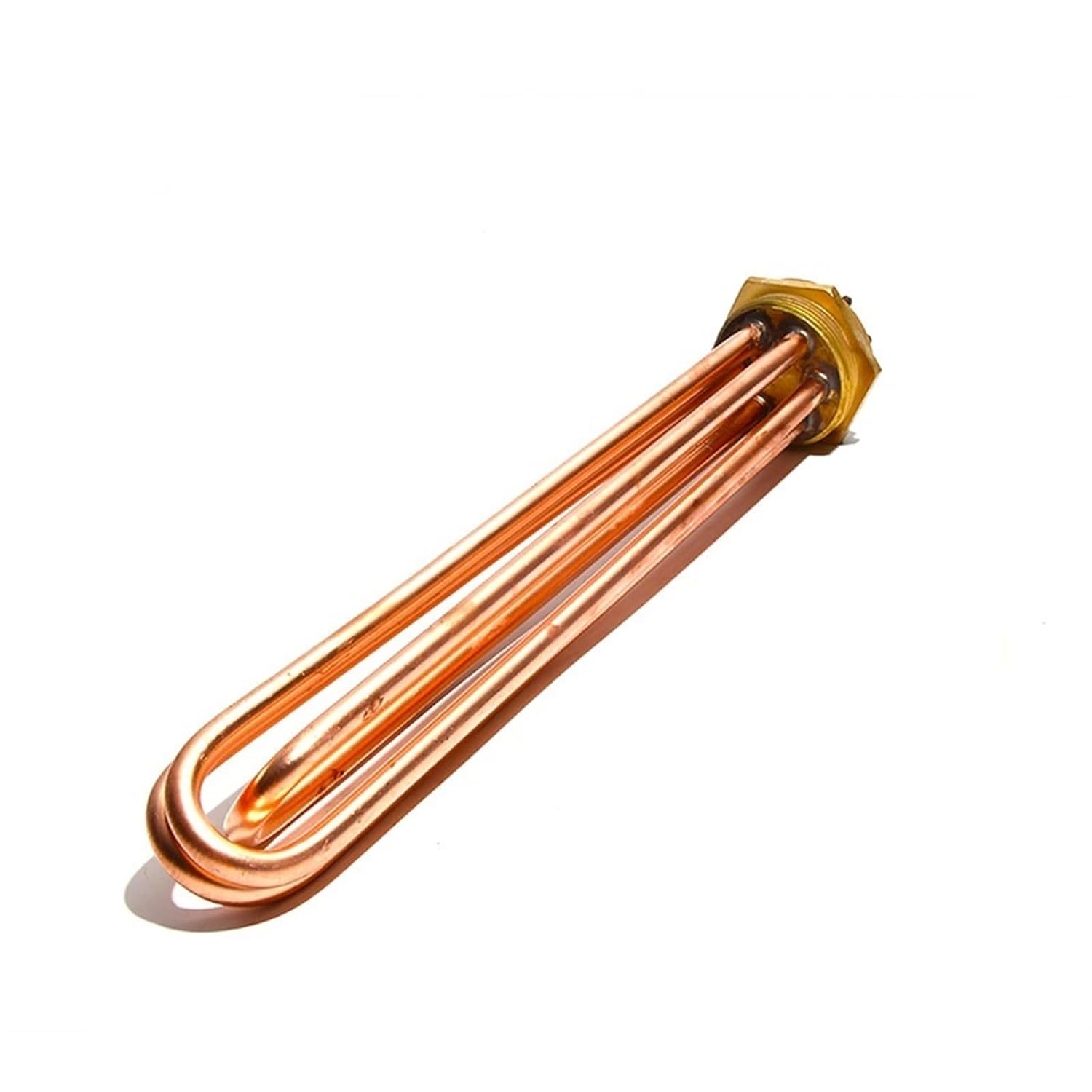 110V 220V 380V Copper Electric Water Boiler Pipe 3KW 6KW 9KW 12KW Solar Immersion Element 1Pcs(DN40 47mm Thread,380V_4.5KW 225MM)