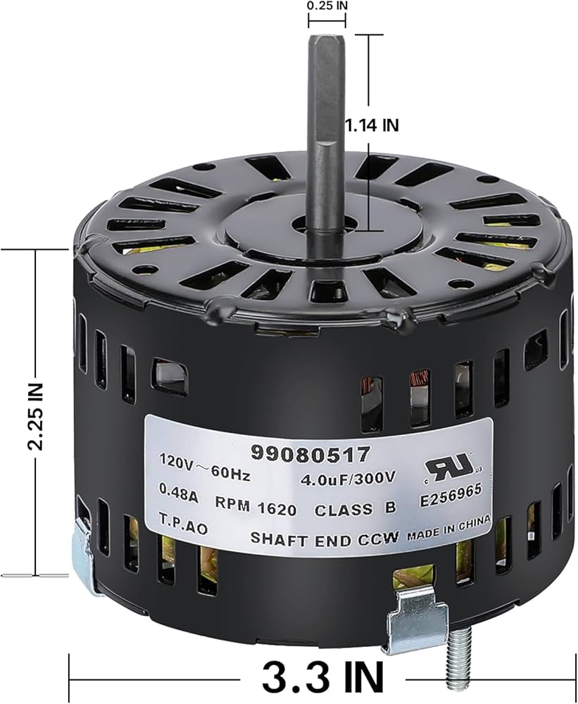 S99080517 99080517 Bathroom Fan Motor Replacement Parts - Quiet