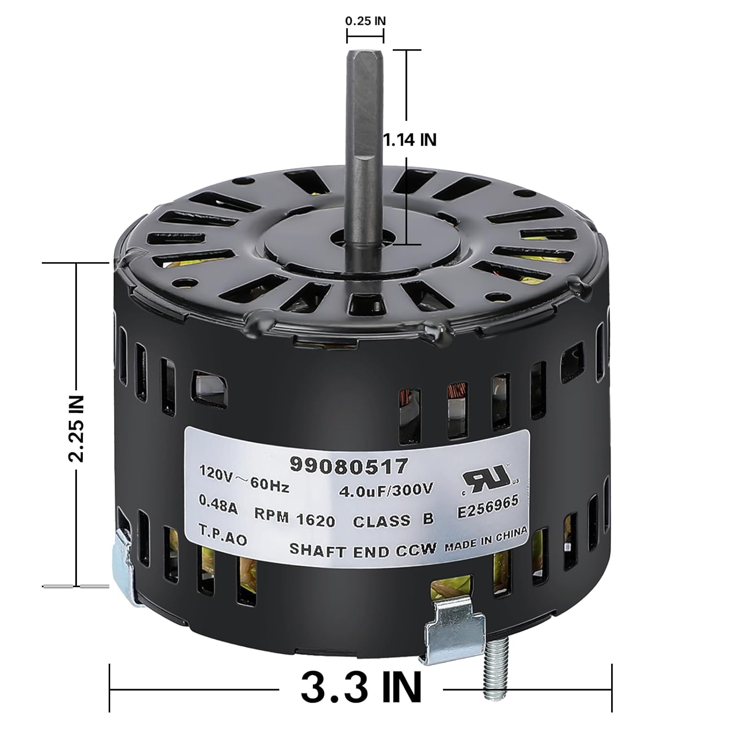 S99080517 99080517 Bathroom Fan Motor Replacement Parts - Quiet & Smooth Operation - Fits Models 696, 695, 674, 676, 678, 680, 680FL, 685, 710, 712, 714, 720, 721, 722, 750, 751, 676-D/2676F-A, 676F