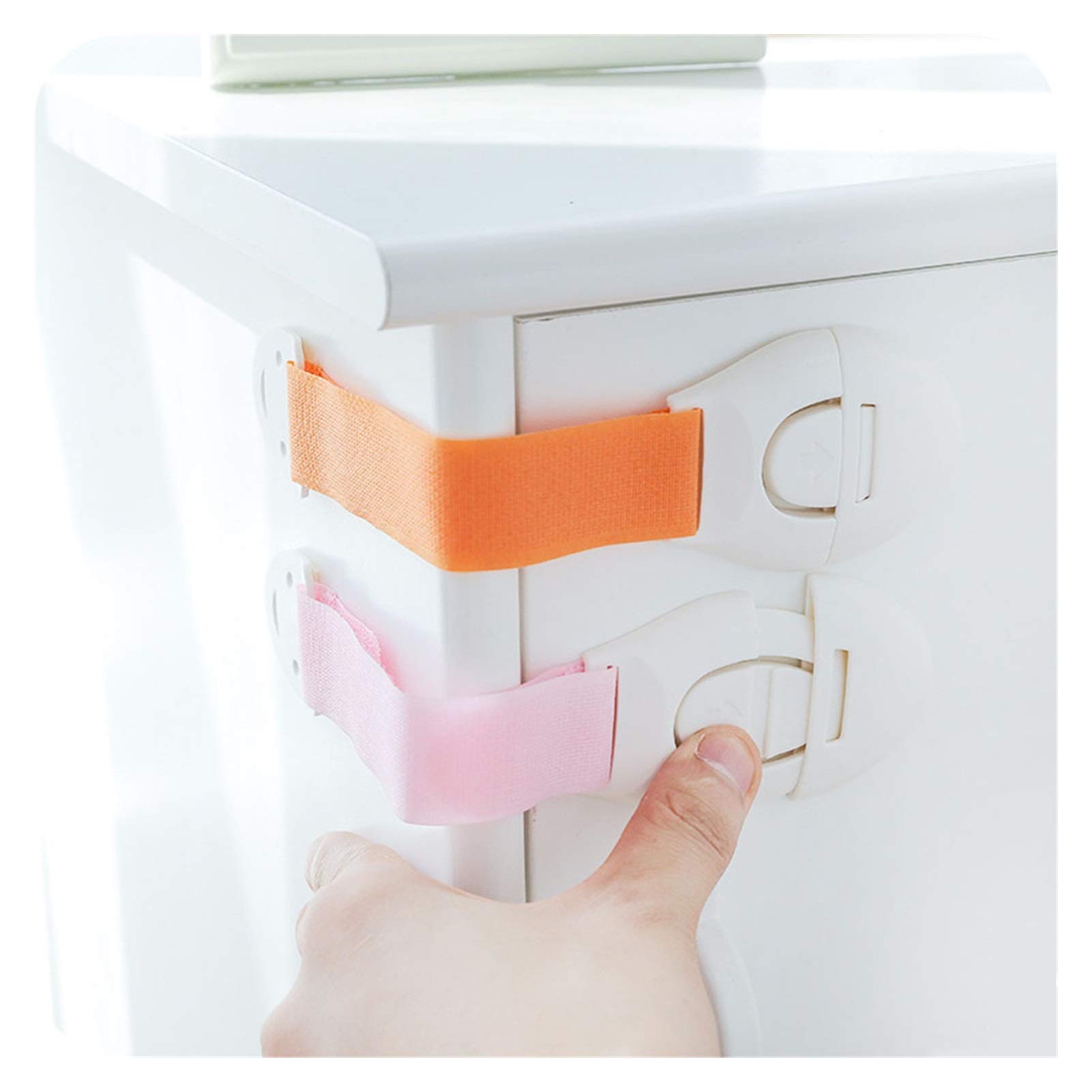 Cerradura Cerradura de Seguridad 5 Piezas Cerradura de Seguridad para niños Cerradura de cajón de Seguridad Protección contra Muebles Gabinete Puerta Cerradura Ventana Cajones Prot