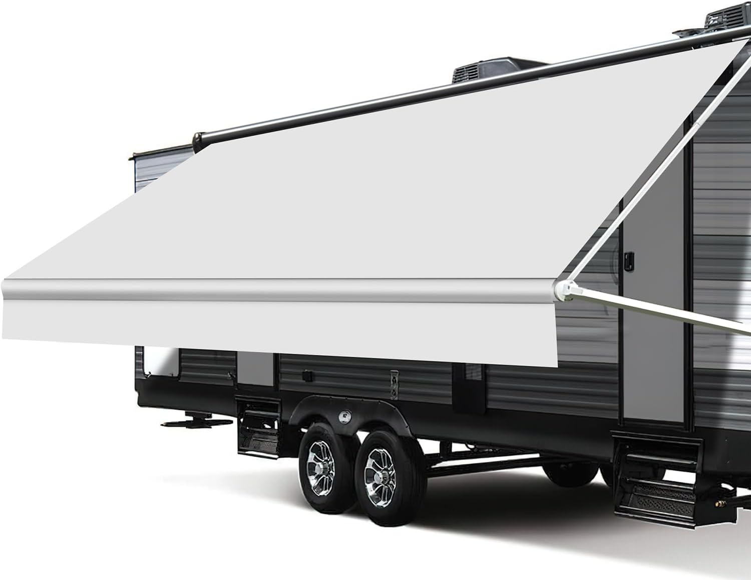 Xenjum RV Awning Fabric Replacement, Upgraded 18.5oz Vinyl