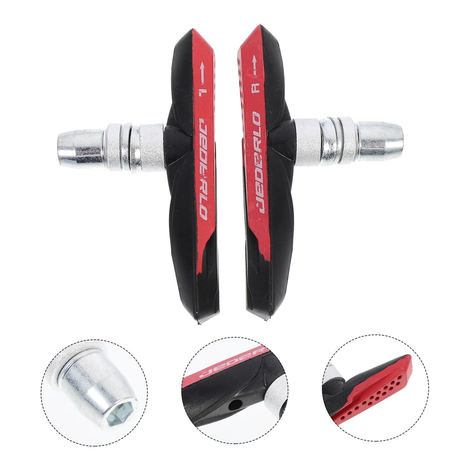 BESPORTBLE 3 Paia di Pastiglie Freni per Biciclette Exercie Bike Pinza Freno Strumento Freno Pastiglie Freno Bici Stazionaria Strumento Universale Cyclette Gomma Pastiglie Freno