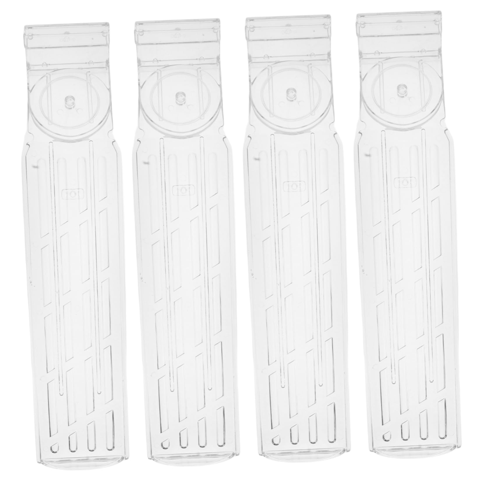 SOLUSTRE 4pc Acrylic Shoe Display Stand Retail Shelving for Sneakers Display Shelves for High Heels in Malls Stores