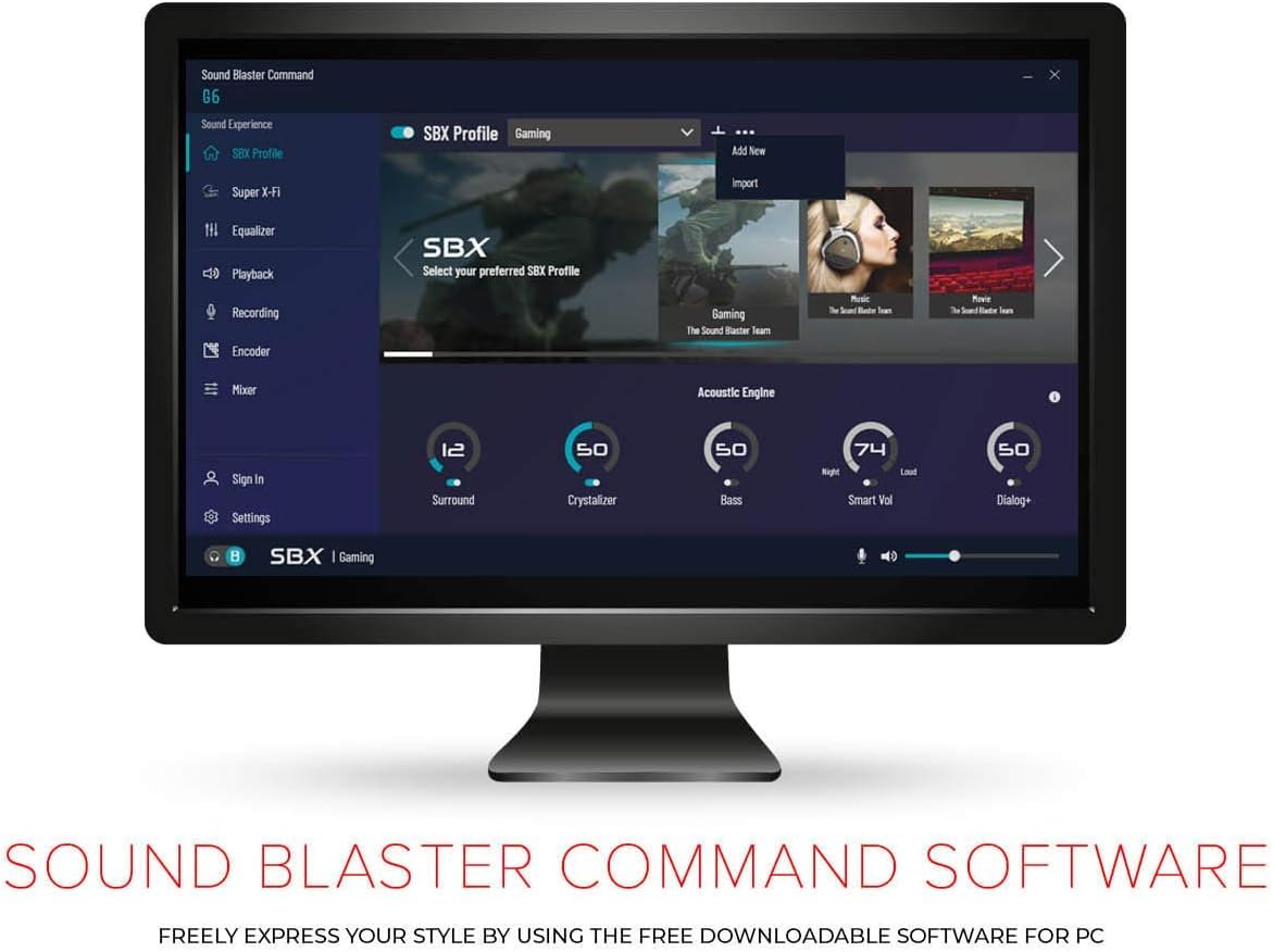 Creative Sound BlasterX G6