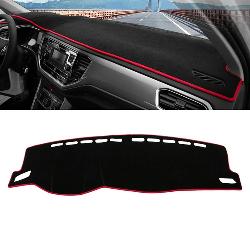 Couverture de Tableau de Bord de Voiture Couvertures de Tableau de Bord intérieures Anti-Rayures - pour VW T-ROC TROC 2018 2019 2020 2021 2022 2023