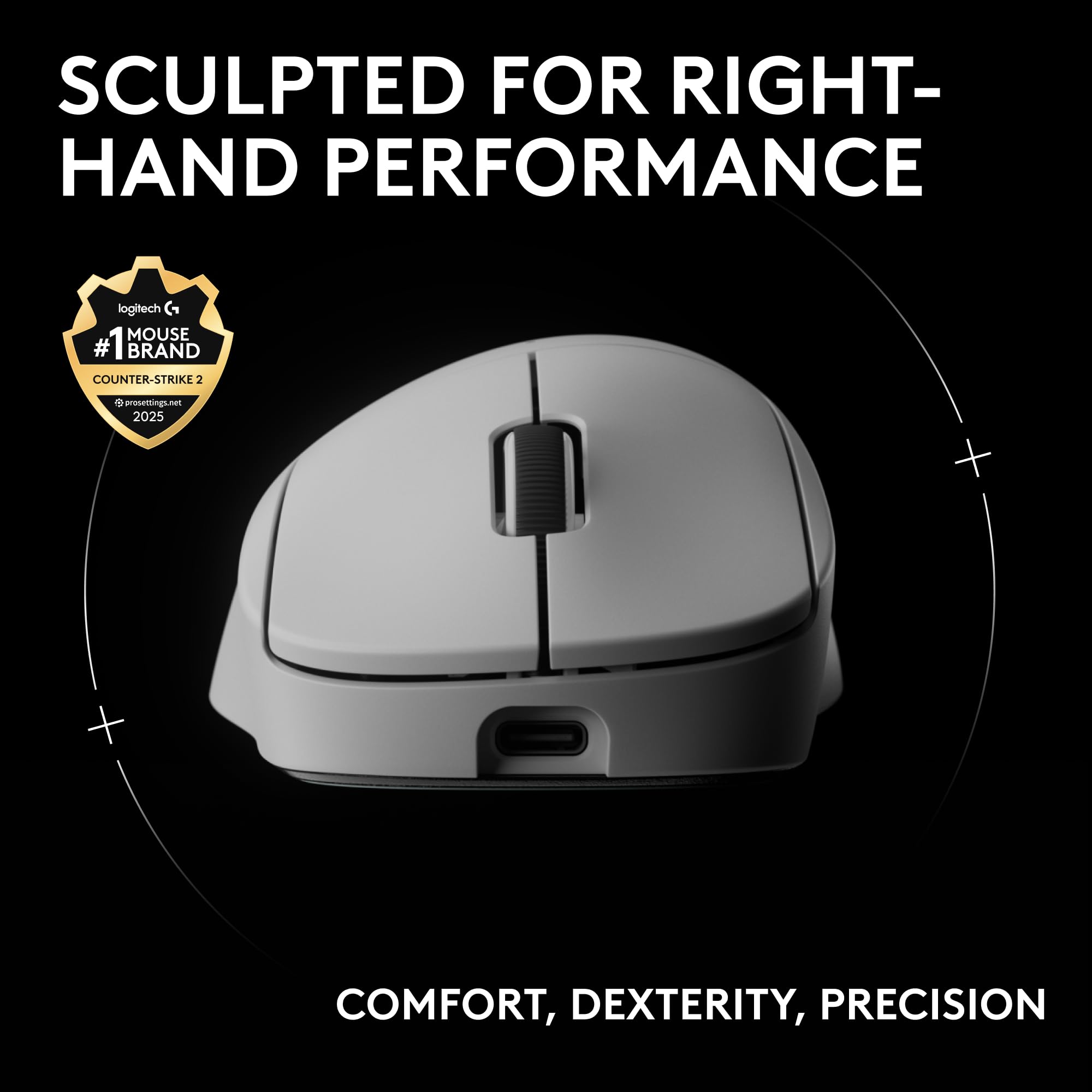 Logitech G PRO X Superlight 2 DEX Lightspeed Wireless Gaming Mouse