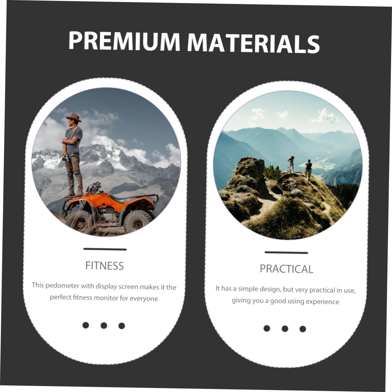 2pièces Compteur De Professionnel Podomètre Et Pratique pour Activités Extérieures Calories Distance Accessoire De Fitness pour Randonnée Et Voyage
