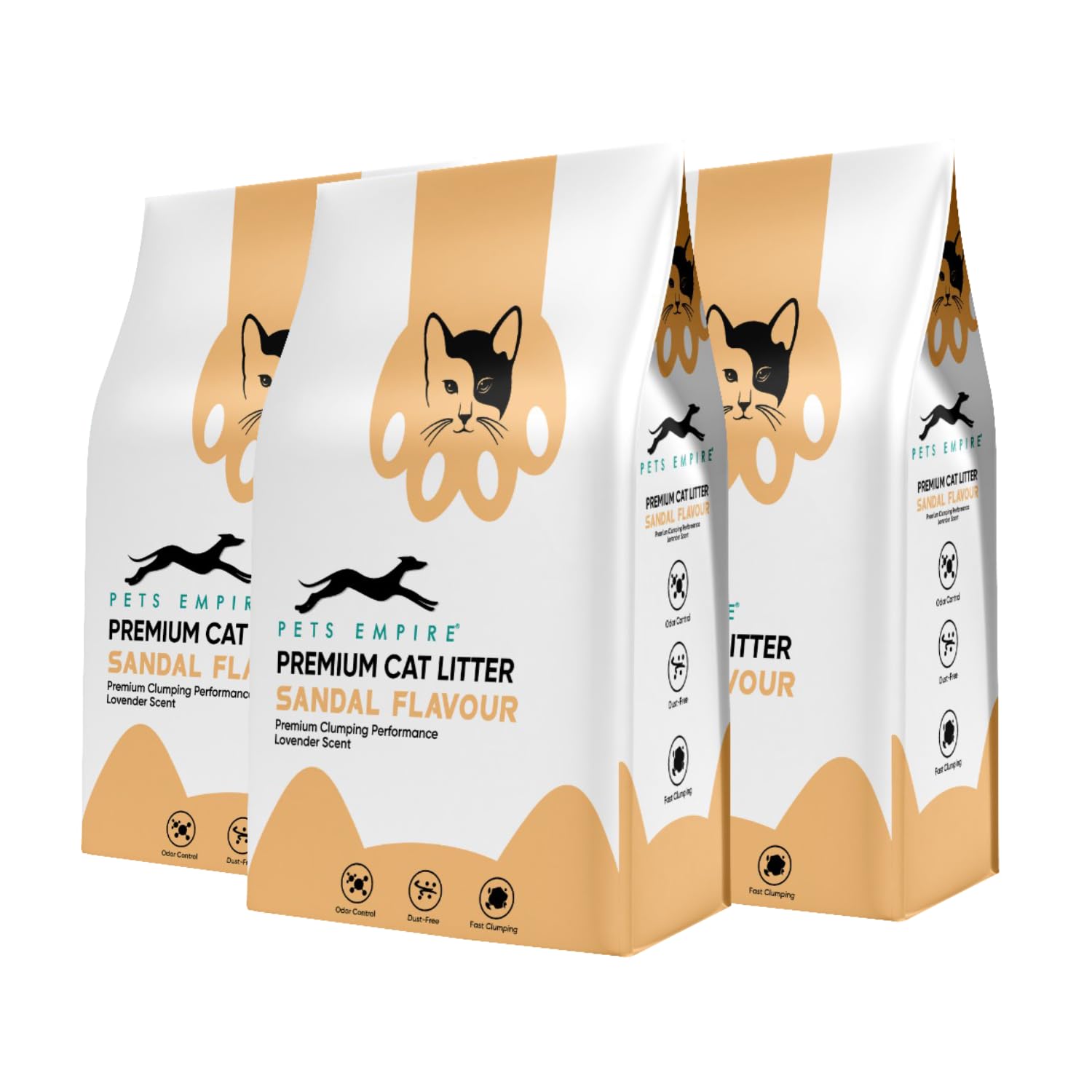 PETS EMPIRE Sandal Flavour Cat Litter, Highly Absorbent Natural Mineral Bentonite Cat Sand Litter,Scent Long Lasting No Dust Kitty Litter, Non-Tracking Cat Litter Clumping (Sandal, 15 Kg) (B09RB51HRQ) Amazon Price History, Amazon Price Tracker