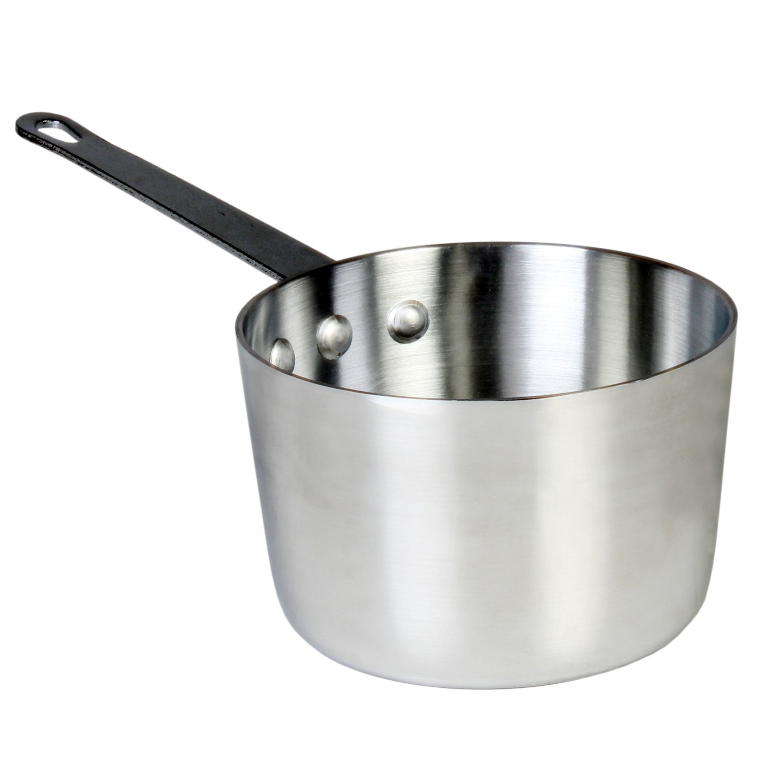 Thunder Group 1.5 Quart Aluminum Sauce Pans, Mirror Finish