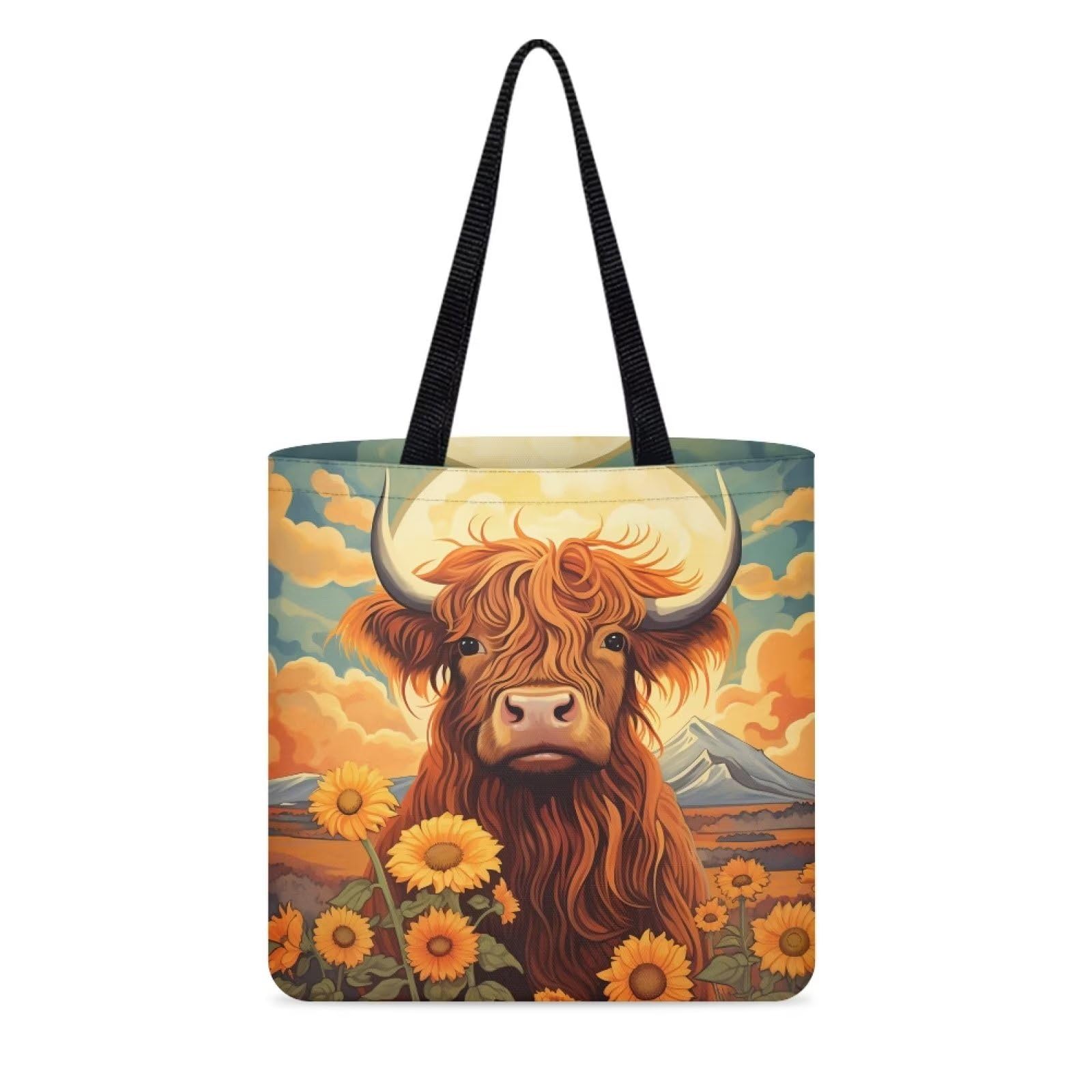 HELLHERO Cloth Tote Bag for Women Girls Reusable Grocery Bags