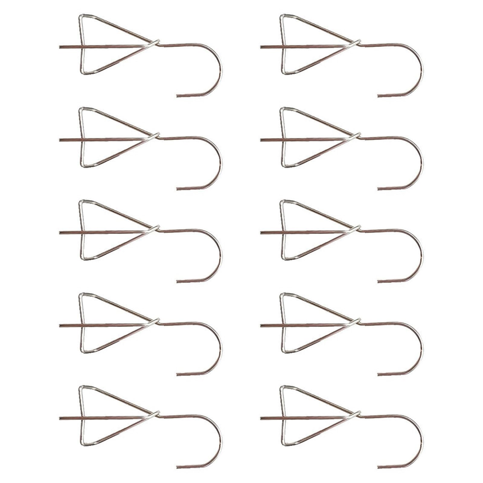 Kaeltsyn 10Lots Rustproof Plant Hangers Succulents Flower Pots Detachable Hook for Hanging Flower Pots with Safe Grip Weatherproofed Hanging Hook