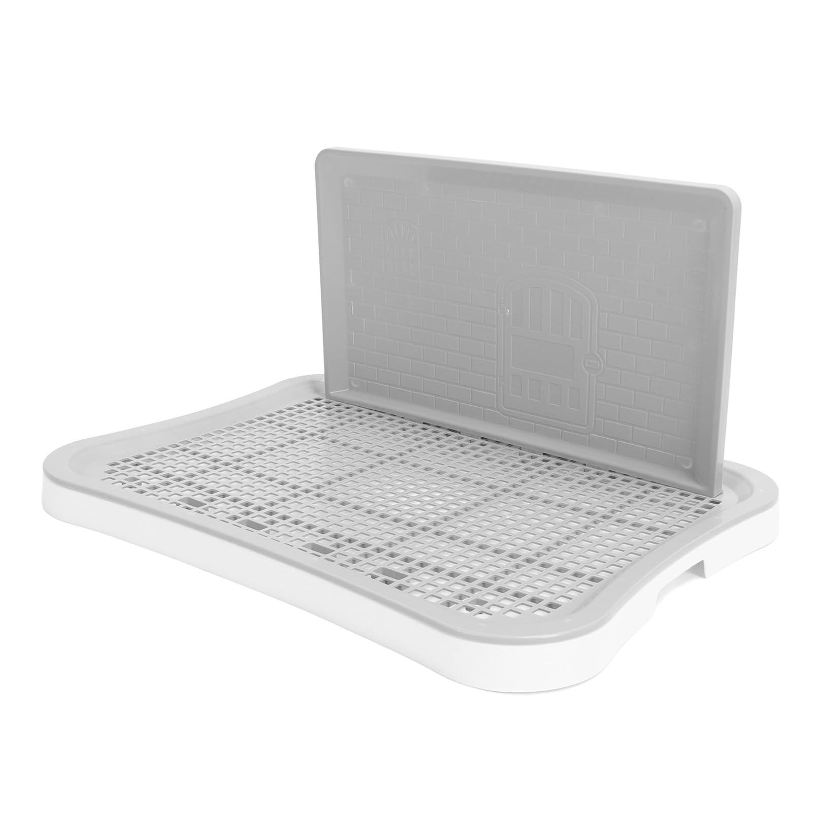 Inodoro de Entrenamiento para IR Al Baño, 51x38x3.5 Cm, Soporte para Almohadilla para Orinar para Cachorros, Bandeja de Entrenamiento para IR Al Baño para Perros en Interiores y