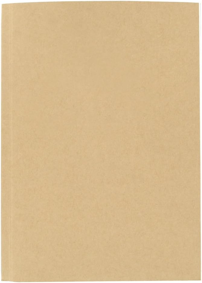 Paperchase Kraft Cream A5 Exercise Notebook with Plain Pages Office Product