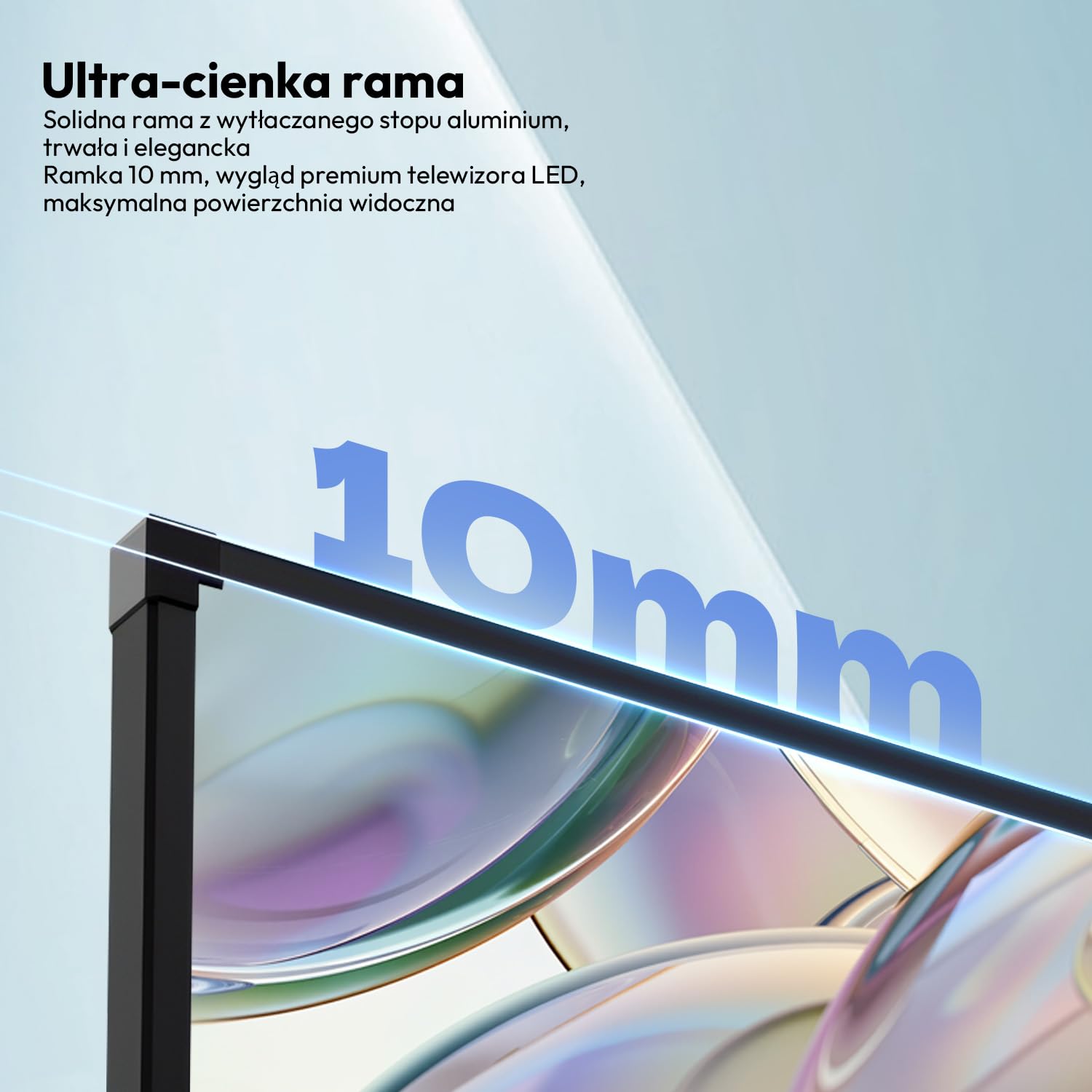 Ekran projektora, 100 cali, Ambient Ceiling Light Rejecting ALR CLR, 4K Ultra HD Ramka stała 16:9, PET Crystal, Montaż na ścianie dla projektorów ultra krótka odległość, Seria Classic