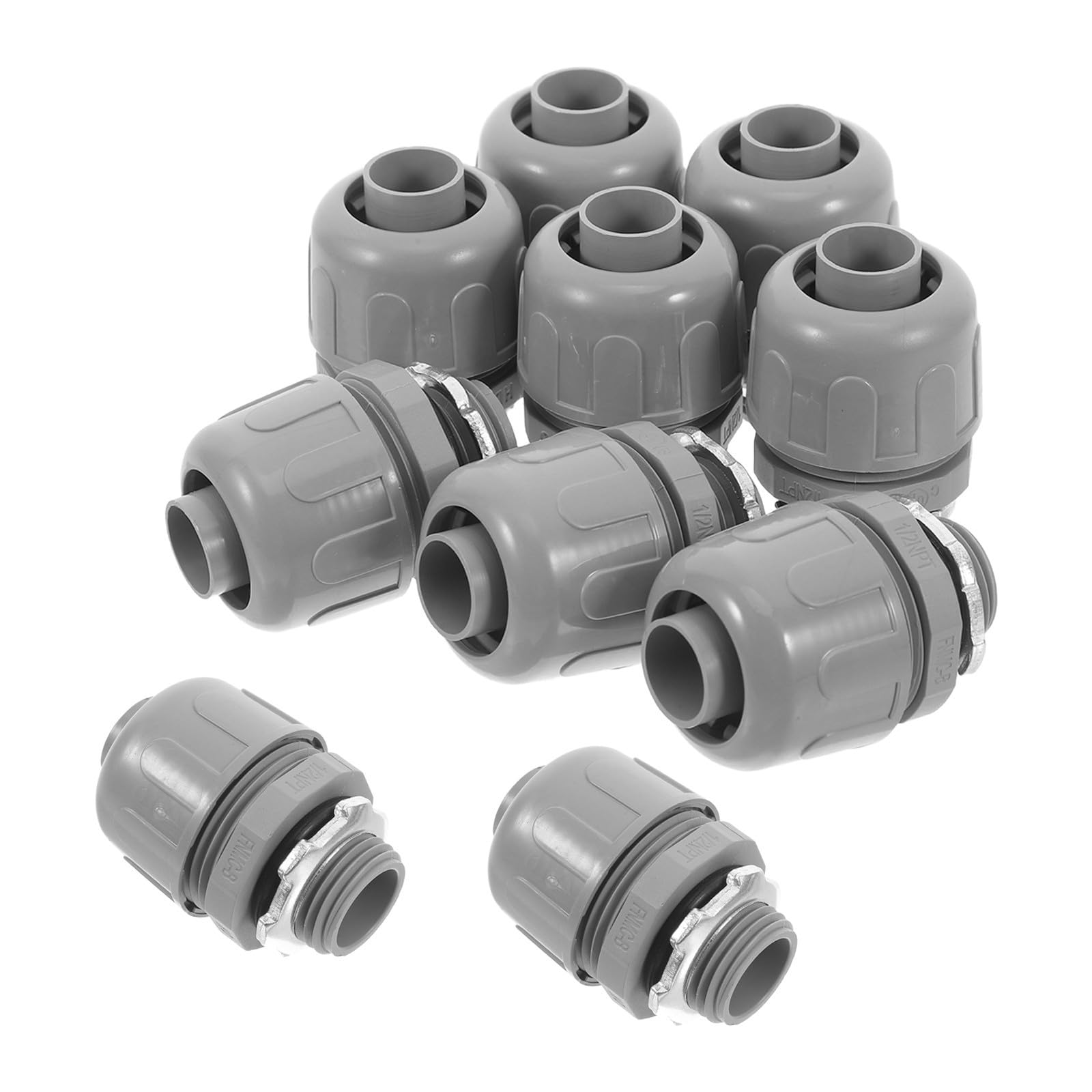 Conector hermético de conducto eléctrico contra lluvia y polvo para cableado exterior seguro
