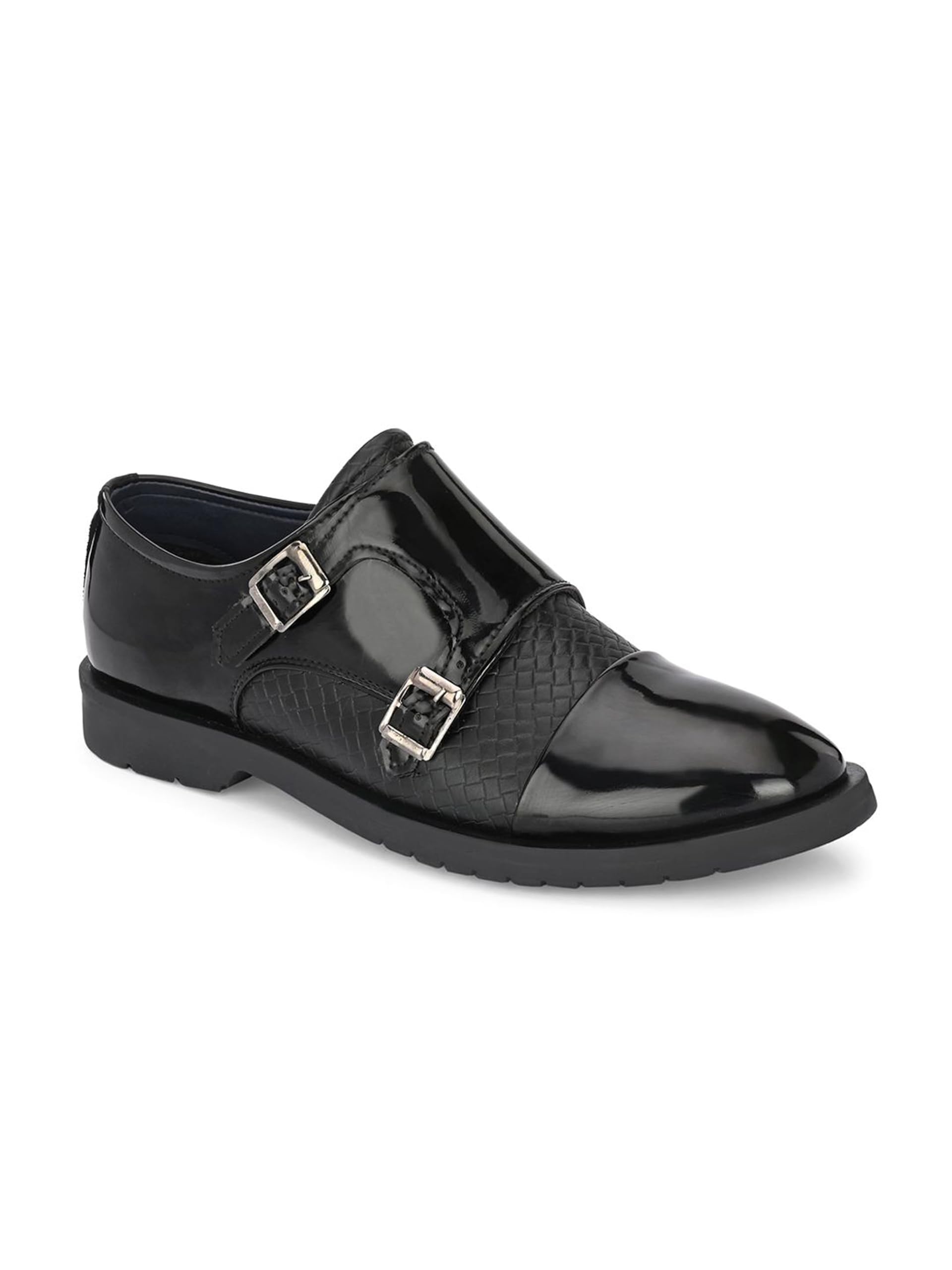 centrino Classic Monk Strap Shoes for Men | Double Buckle Formal Shoes for Man Stylish | Leather Shoes for Men Formal Comfortable | Lightweight Cushioned Insole | Durable Sole Mens Shoes Footwear for Office Party & Daily Wear (9655)-picture-26