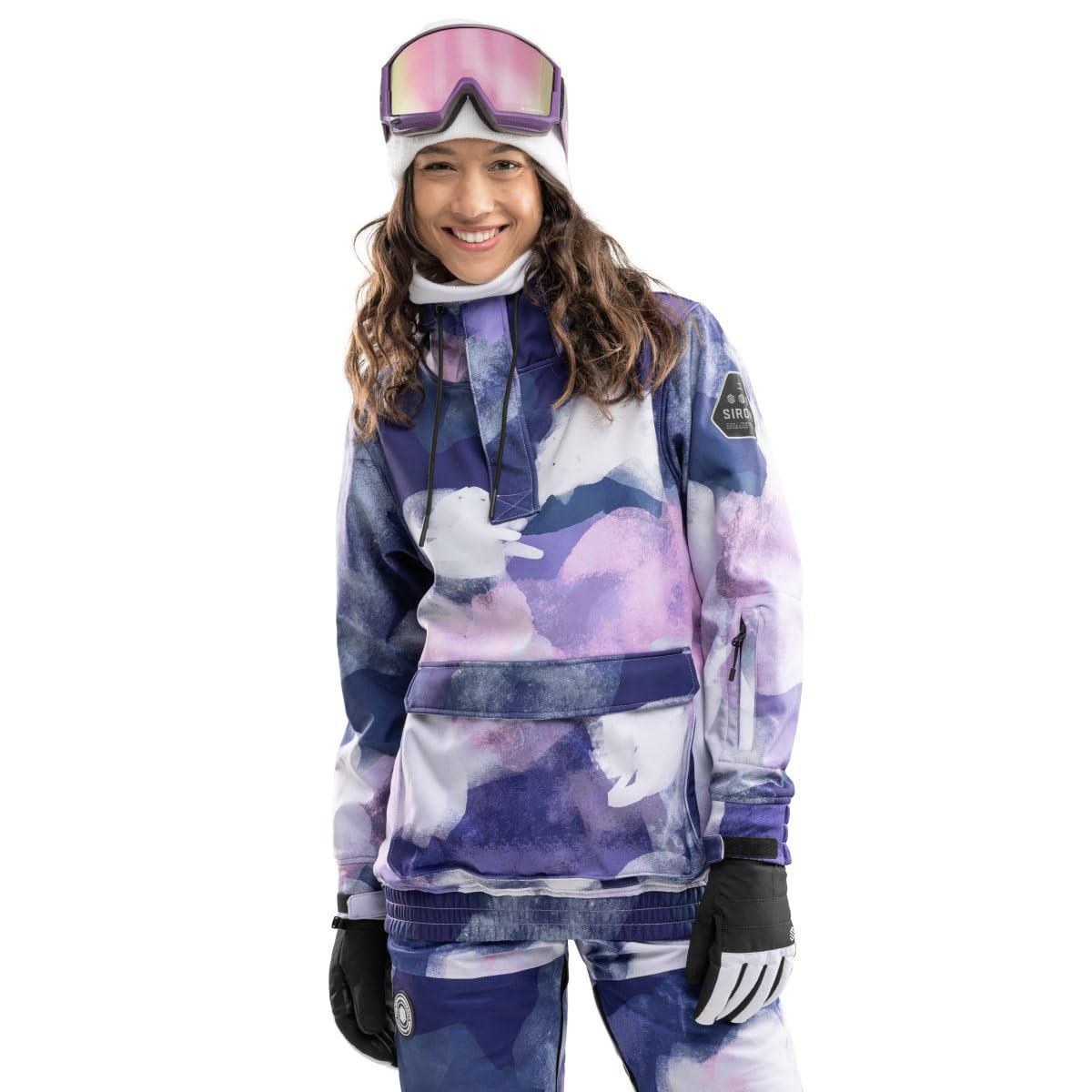 SIROKO Chaqueta para snowboard/esquí esquí y nieve W3-W Cloudmont Multicolor