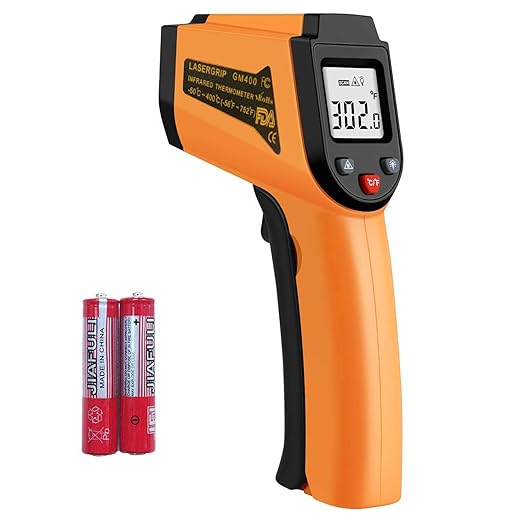 Digital Infrared Thermometer Laser Temperature Gun Non-Contact -50℃ ~ 400℃(-58℉~752℉)