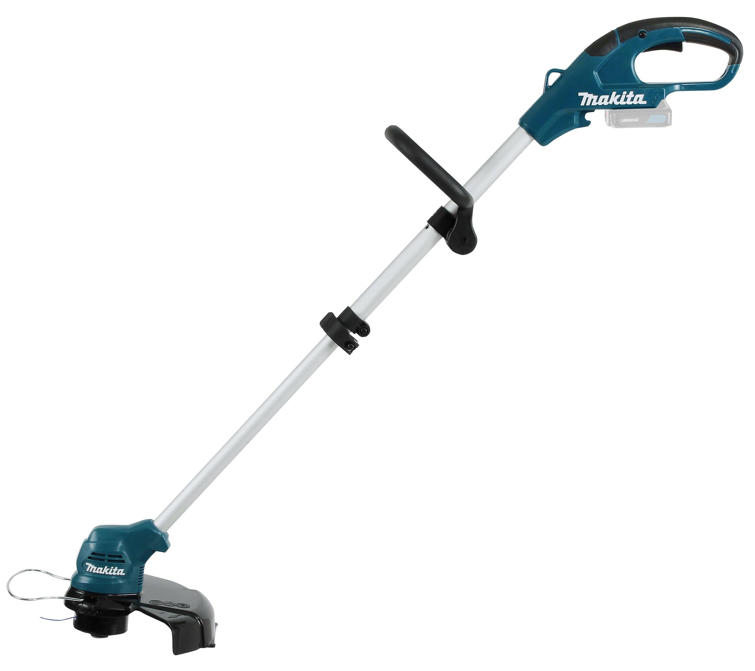 Makita Cortadora de césped inalámbrica UR100DZ de 10,8 V (sin batería, sin cargador), azul/plata