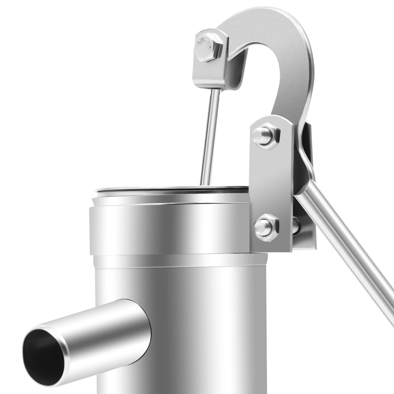 Pompe a Eau Manuelle, Pompe à Main, Pompe à Eau Pompe de Puits Profond en Acier Inoxydable, Profondeur de l'eau 8m, pour Puits, Jardin, Maison