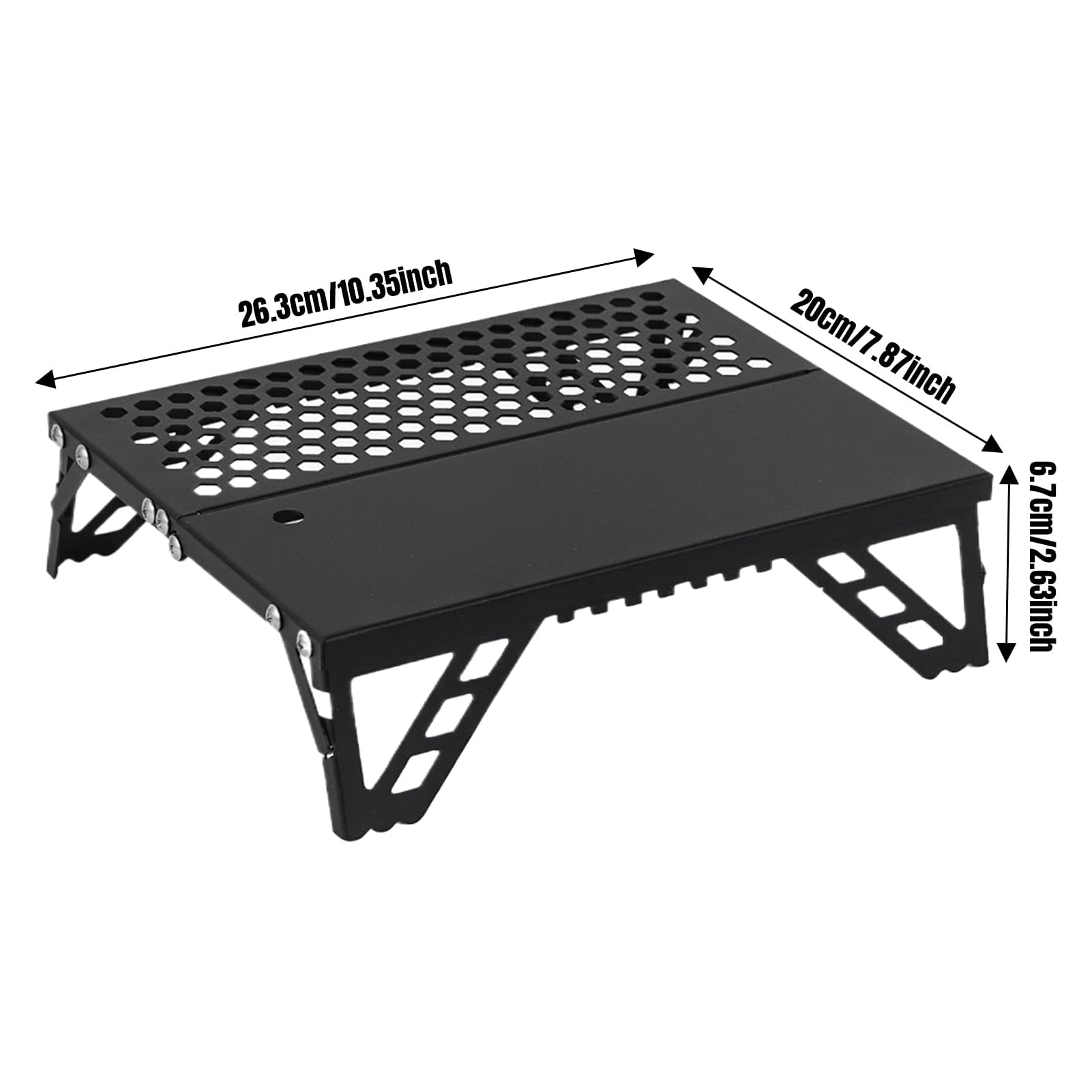 Przenośny składany grill na ognisko, stojak do gotowania ze stopu aluminium, na kemping, wędrówki, pikniki i grille na podwórku, lekkie akcesoria do grilla