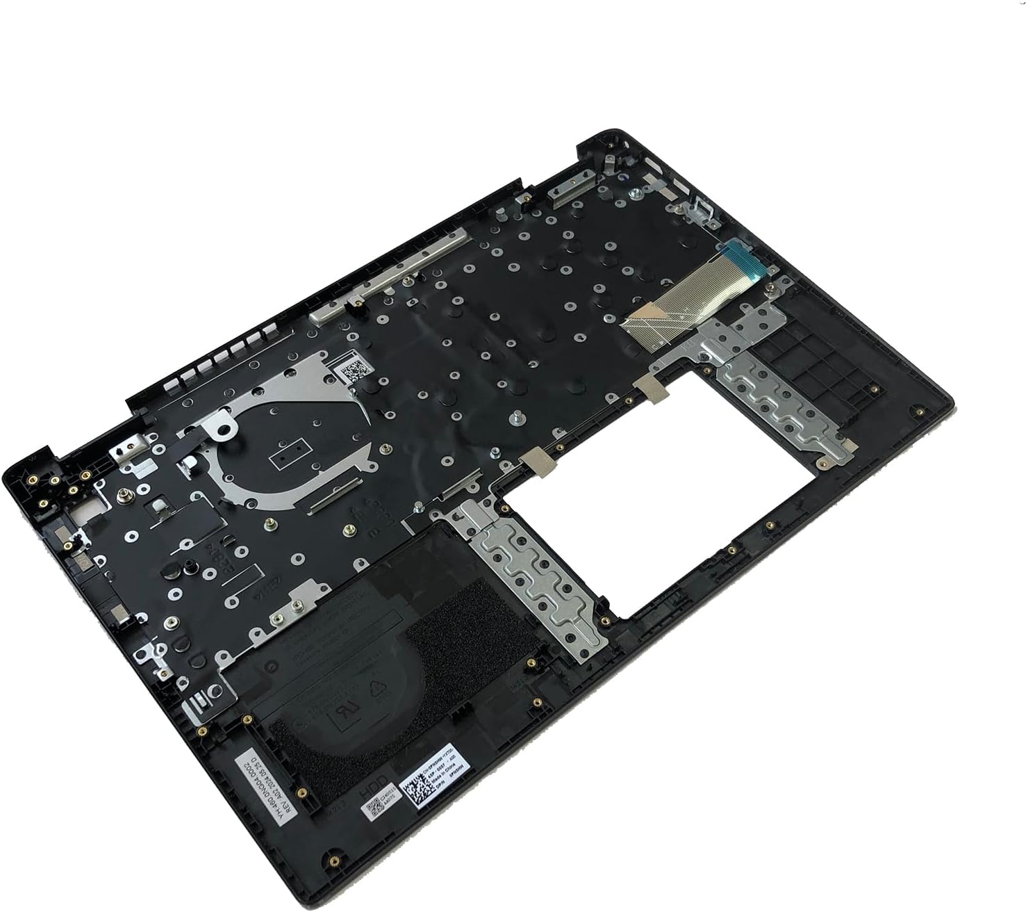 Replacement for Dell Latitude 15 3520 Laptop Palmrest Upper Case Top Cover with Keyboard Assembly 0FN5HW FN5HW