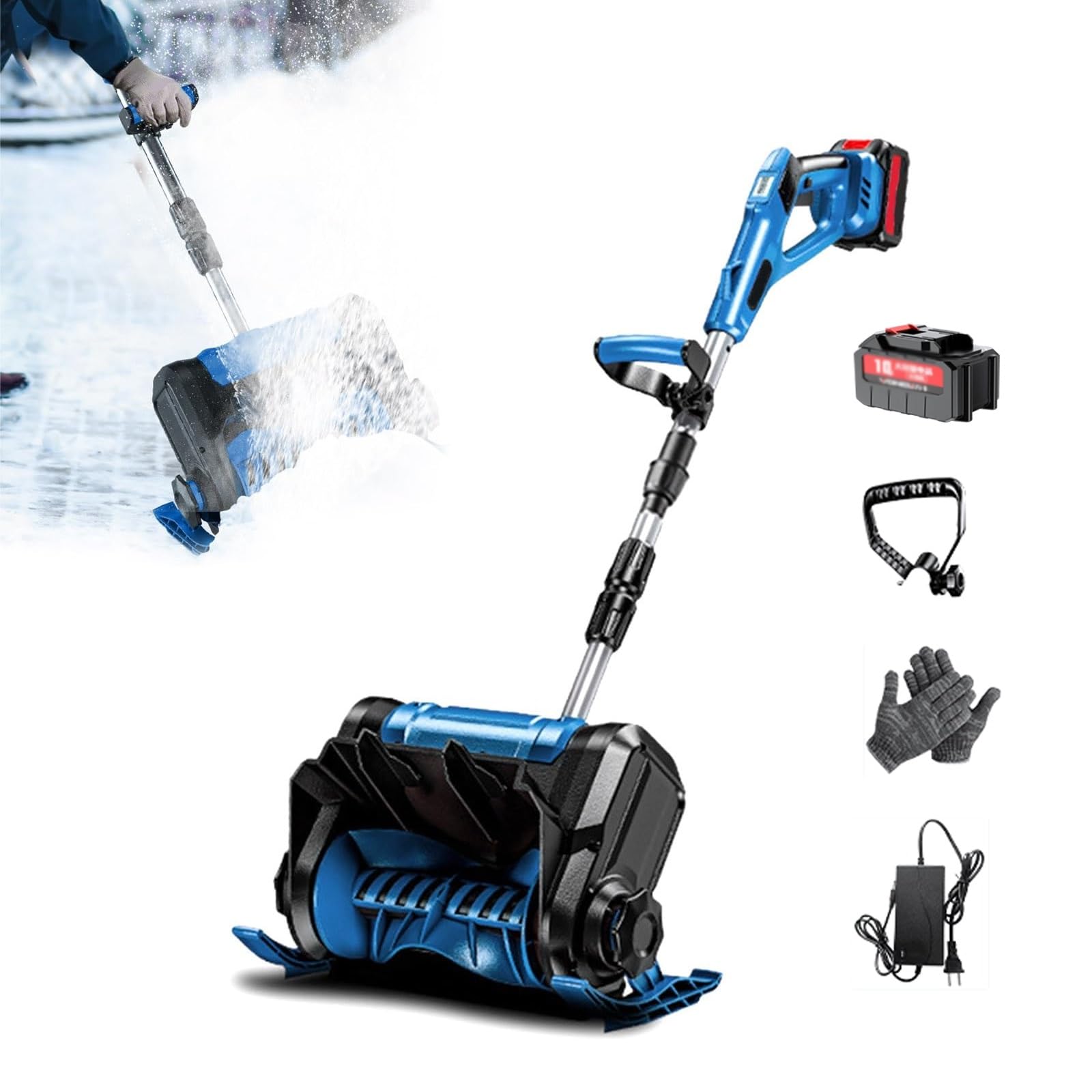 Amazon.co.jp: DEOPXF 除雪機 電動スノーショベル コードレス 充電式