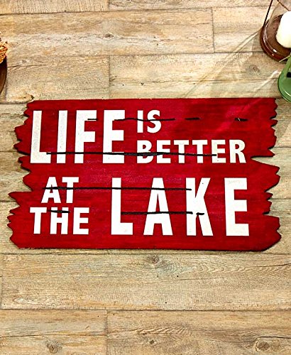 Life is Better at the Lake Doormat
