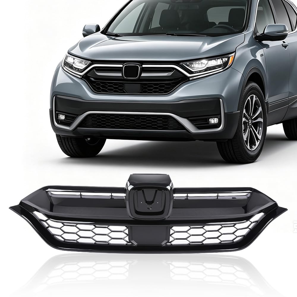 HONDA 純正 フロントグリルcrv ブラックエディション Amazon.com: PIT66 Front Upper Grill Grille Fit Honda CR-V 2020