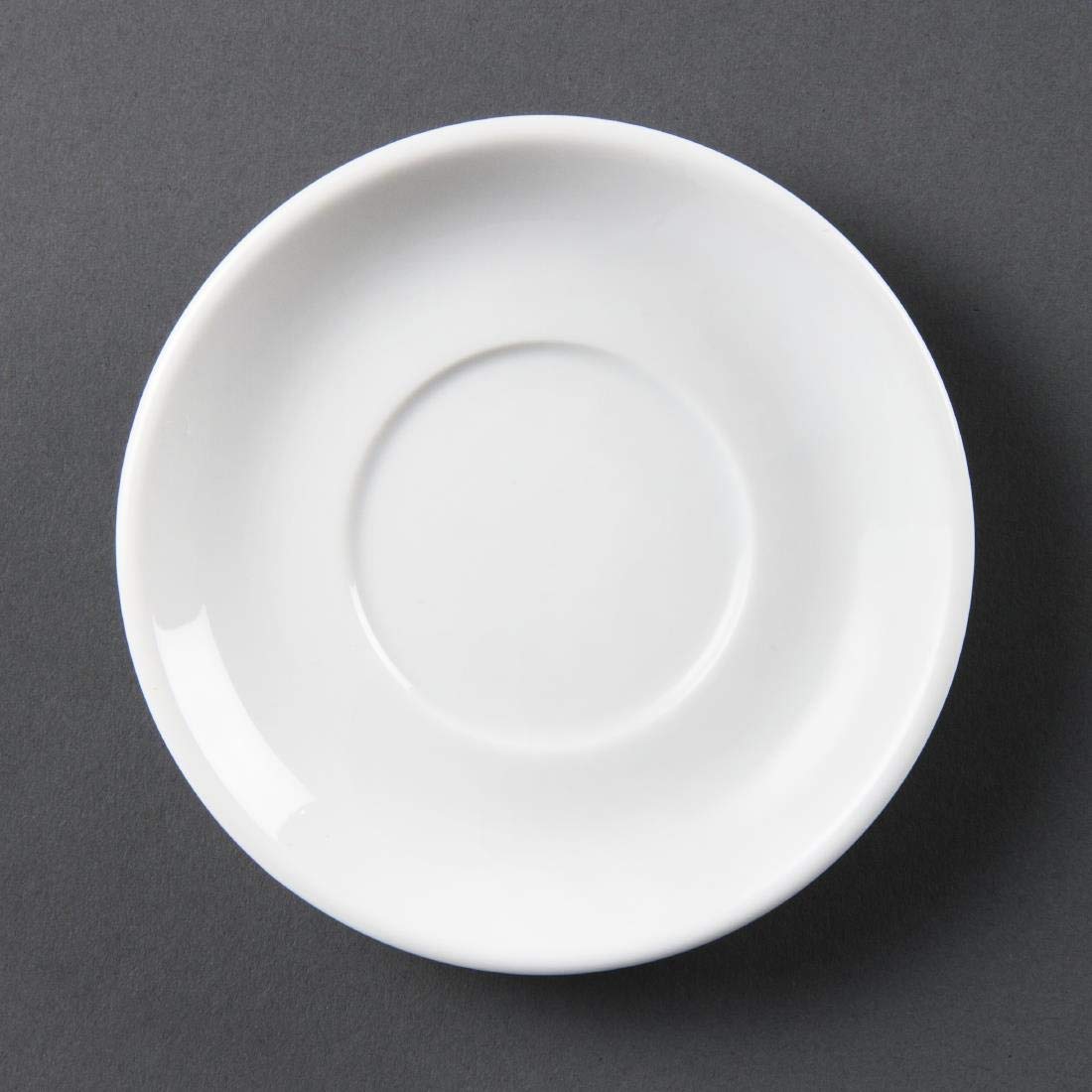 Olympia Whiteware Stacking Espresso Saucers (12 Pack)